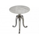 Стол журнальный SIGNAL SNAKE белый/серебряный 48/55